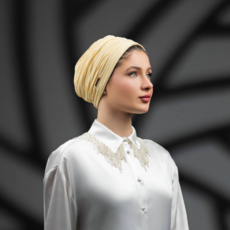 Lemon Cotton Turban