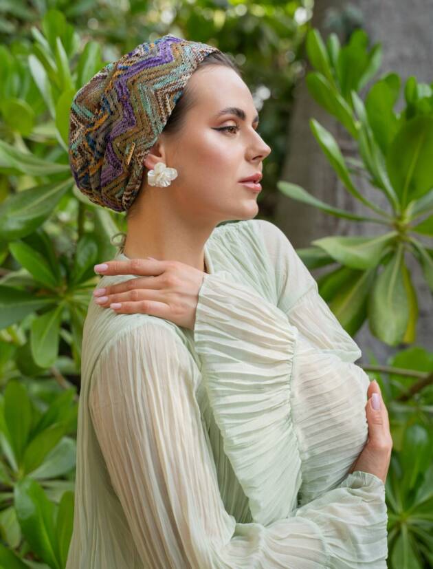 Lace Colored Turban
