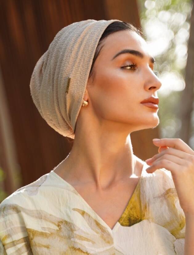 Beige Turban