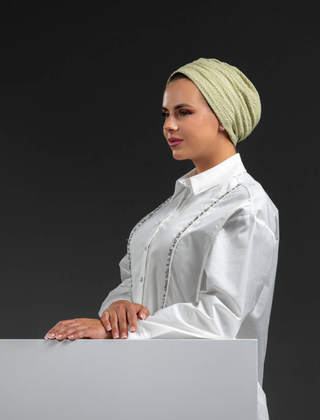 Light Green Cotton turban