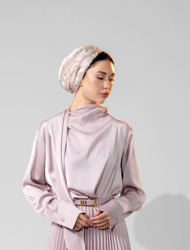 Glam Light Purple Turban