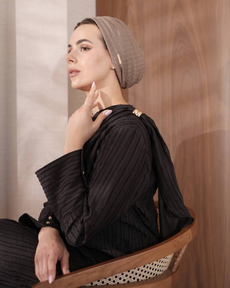 Cafe' Brown Turban